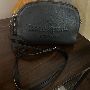 Kate Spade Black Pebbled Leather Crossbody Bag